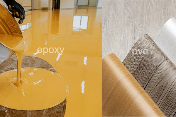 تفاوت کفپوش اپوکسی و pvc