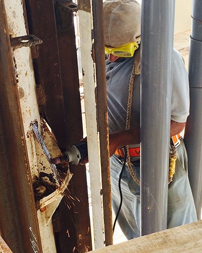 آماده سازی اجرای پوشش ضد خوردگی