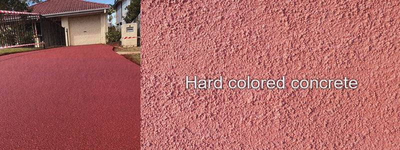 بتن سخت رنگی