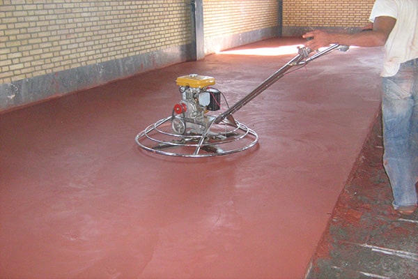 اجرای بتن رنگی