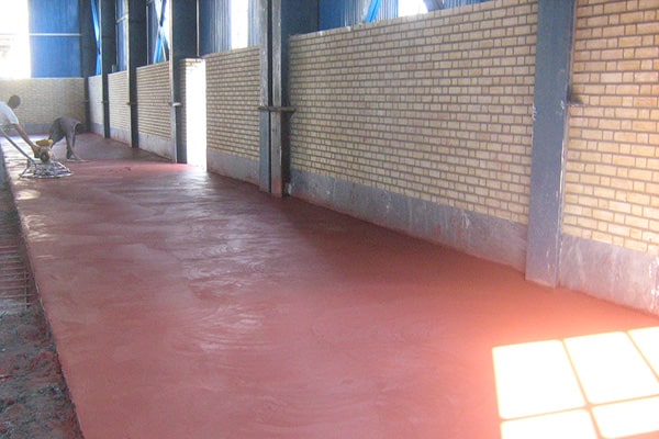 اجرای بتن سخت رنگی