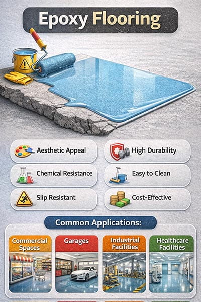 کاربردهای کفپوش اپوکسی